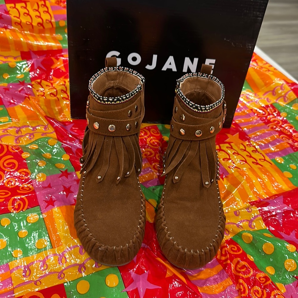 Go Jane (Kalisa) Moccasin Boots 🥾 Color - Whisky